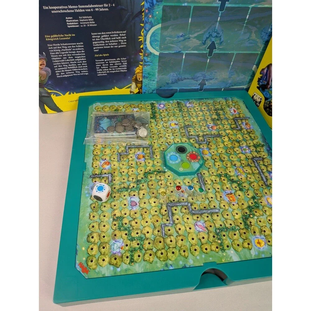 LUXANTIS Board Game - Complete Haba German English Interactive LED Labyrinth